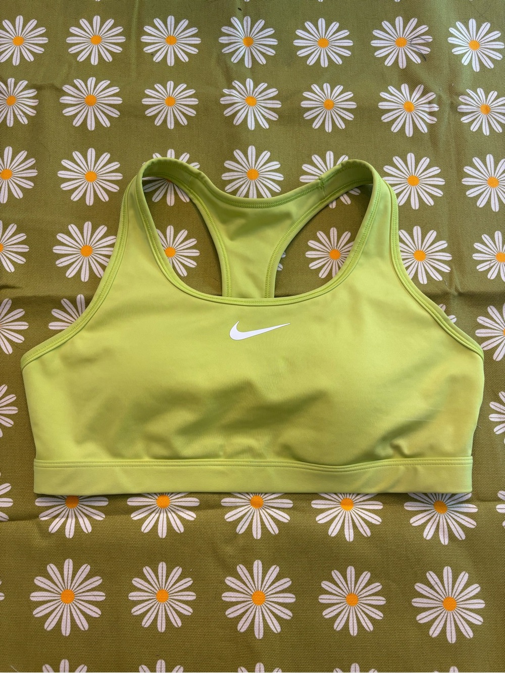 Nike Women’s Neon Lime Racerback Sports Bra